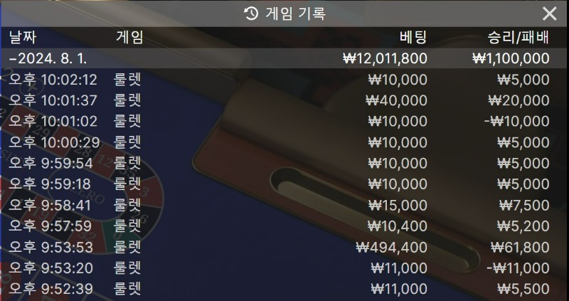 9승2패! 10콩 꺼~억