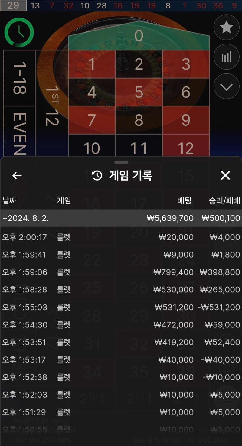 서브털기3탄 10승3패!