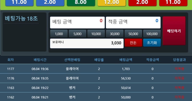 다시시작된 연패 10만포 모아갑니다..