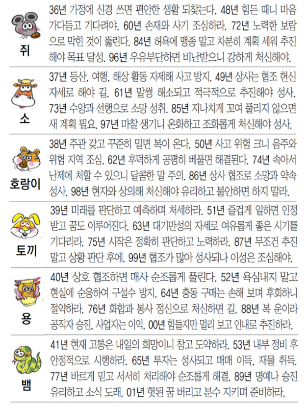 9일 오늘의운세
