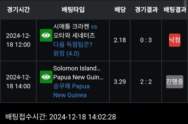 오늘도 스타트 좋습니다