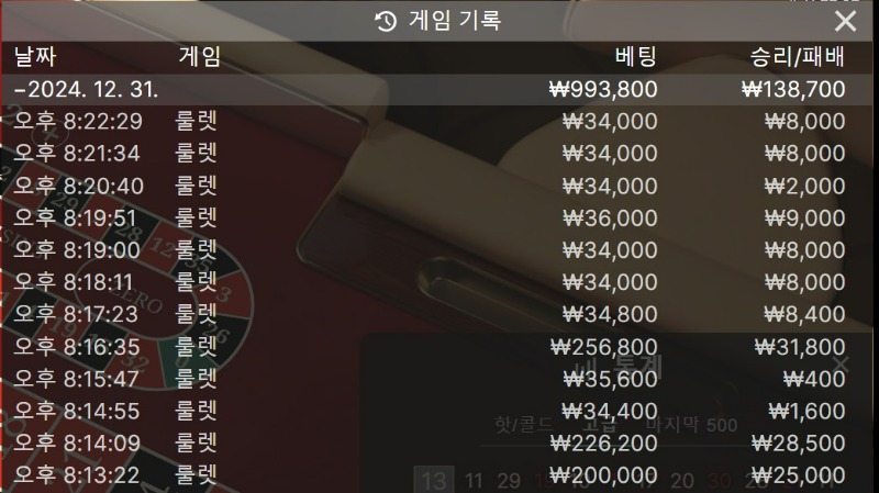 서브 12전 무패 마감!