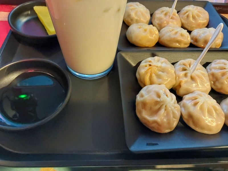 간만에 김치만두