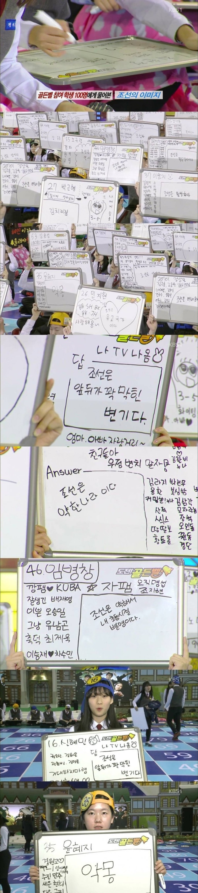 현직 여고생들에게 물어본 조선의 이미지
