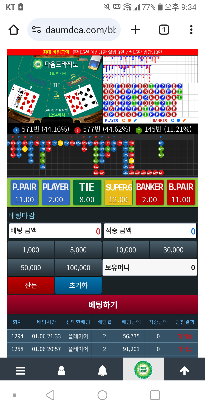 오늘 포바가 영..