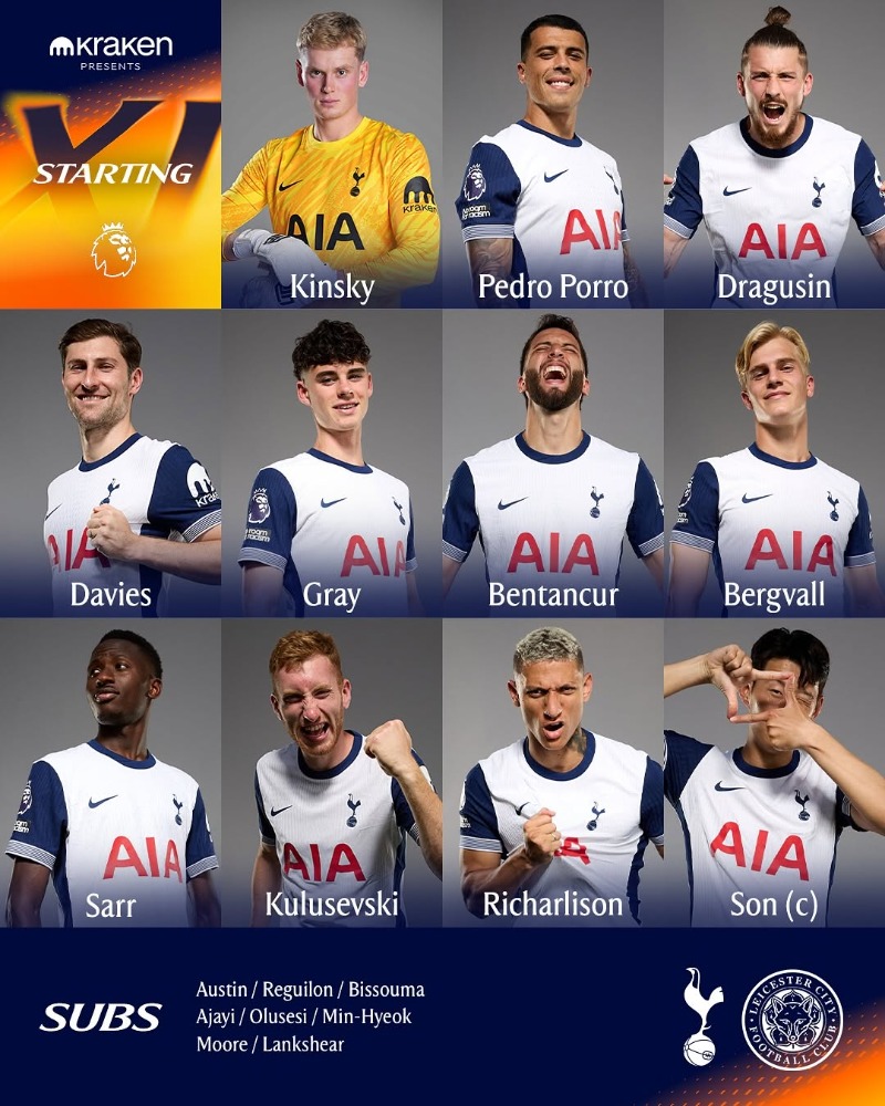 11시 EPL 경기 라인업