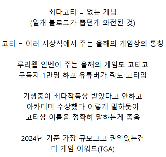 연말 시즌에 알아 두면 좋은 GOTY(고티) 관련 상식.jpg