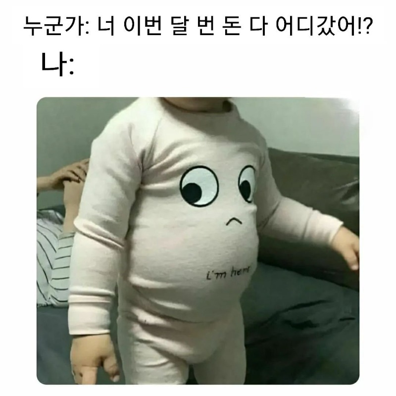 돈이 다 어디로 갔지