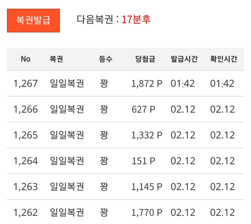 복권탐 옵니다요!