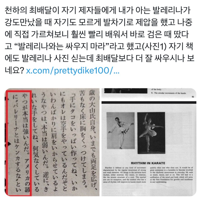 무술고수 최배달도 피해야 한다는 존재들