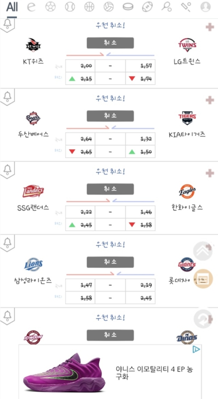 전부취소