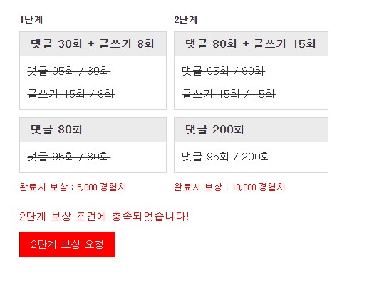 그래도 버닝에 꿀단지 획득하네요ㅋ