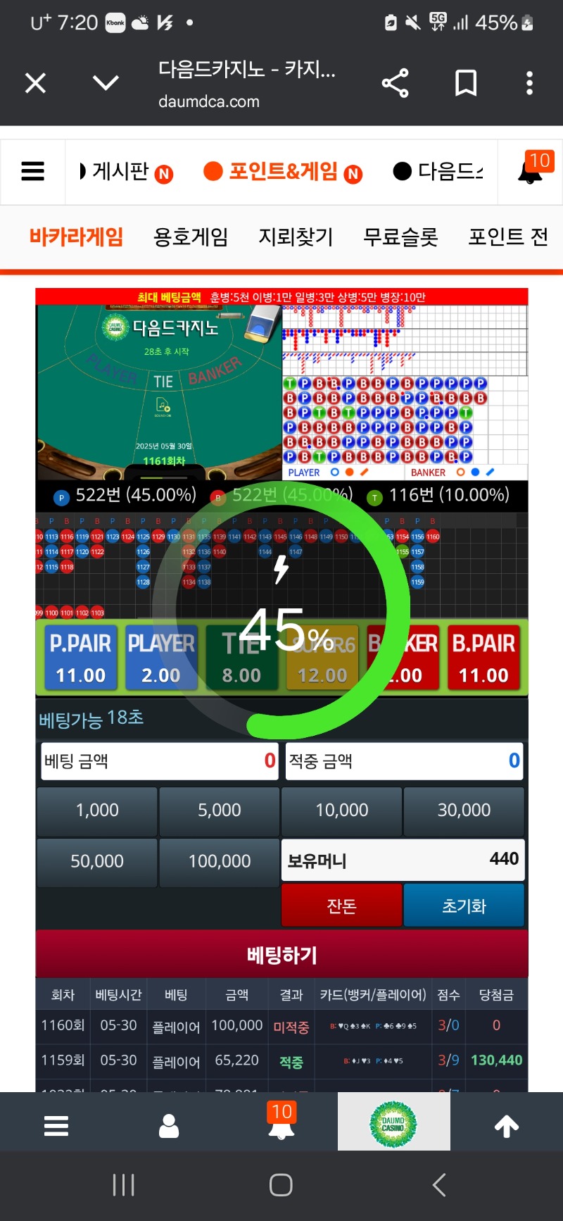 줄때 나가야..했는데