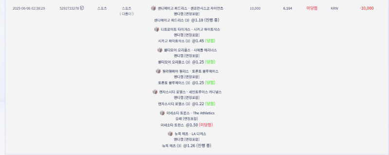 오클 최근에 계속 대량실점으로 져서... 미네 일반승갔더만...