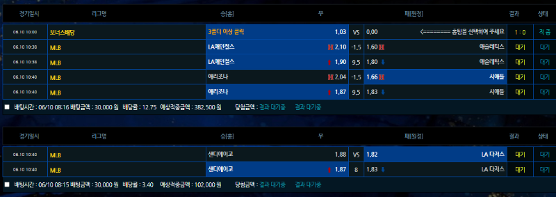 시애틀아... 10회초에 2점만 부탁한다