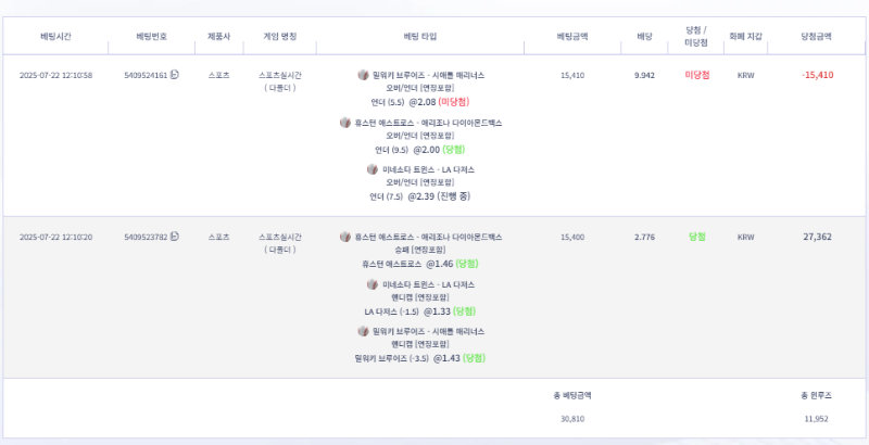 10배당짜린 아쉽네 ㅠㅠ
