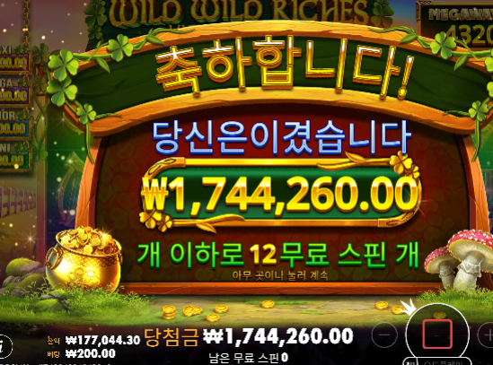 와일드 와일드 리치즈 메가웨이즈 ™ 간만에[8721배]
