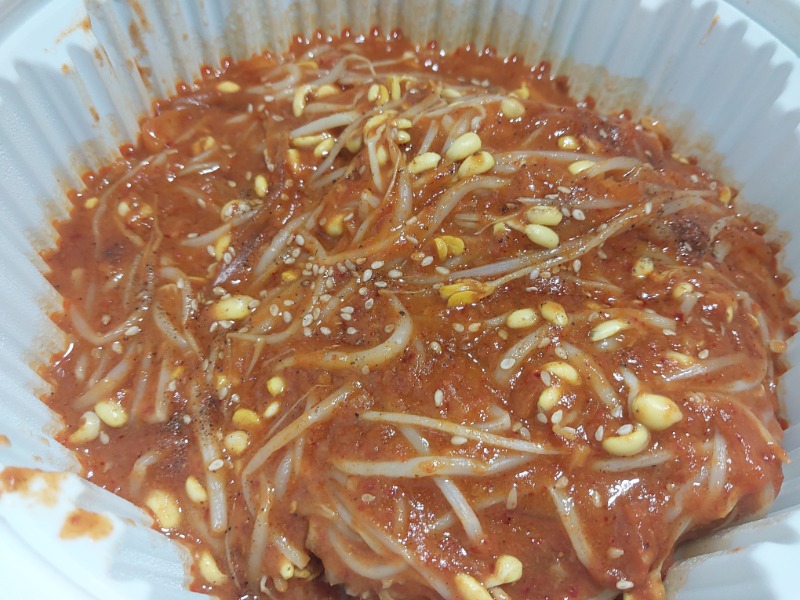 매운뼈찜+리뷰냉면육수 ㅅㅅ