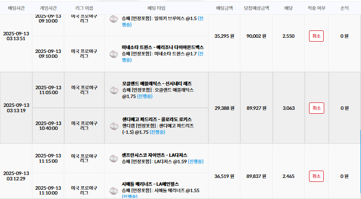 MLB 7박스 가즈아