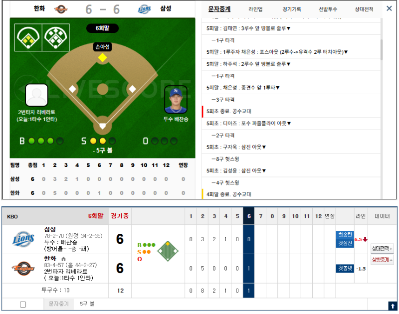 6:6 오버게임 ㄷㄷ