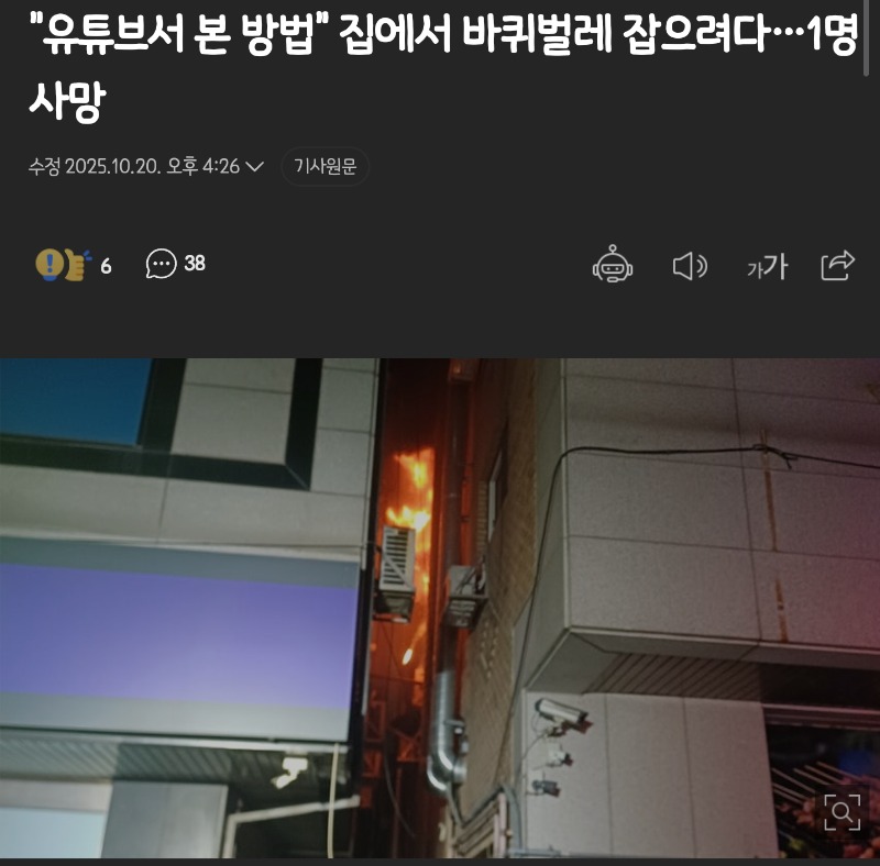 바퀴벌레 잡을라다..