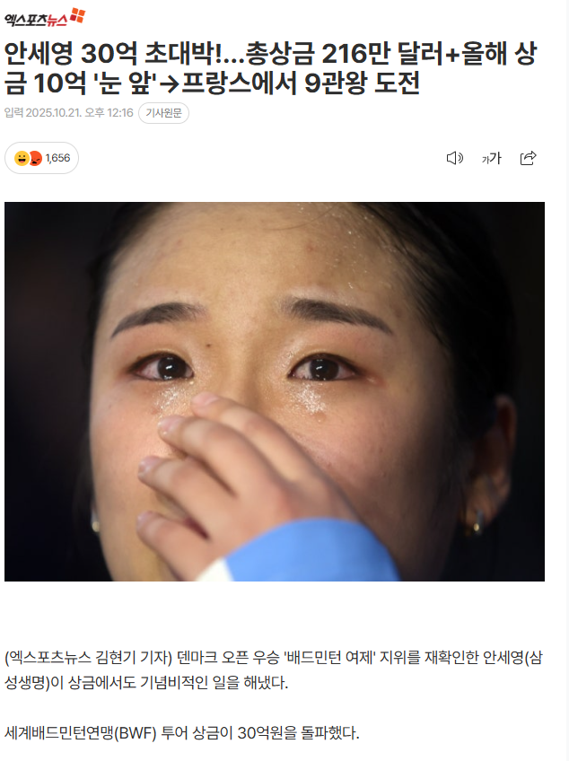 배드민턴 안세영은