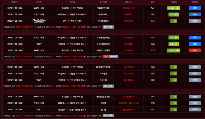 전반전 우리은행 -1.0 역마핸 ㅅㅅ