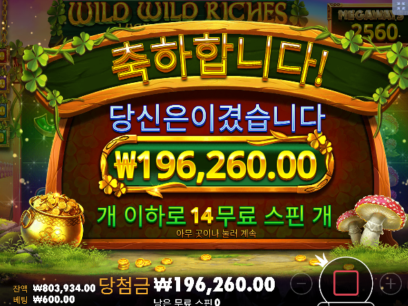 오늘 슬롯 좋았습니다.