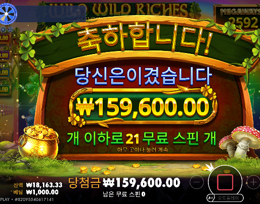 슬롯 조금 ... 이득