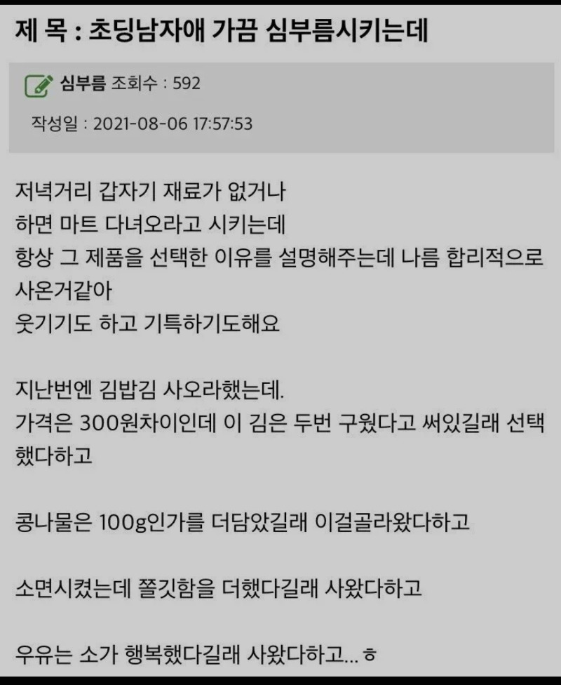 심부름
