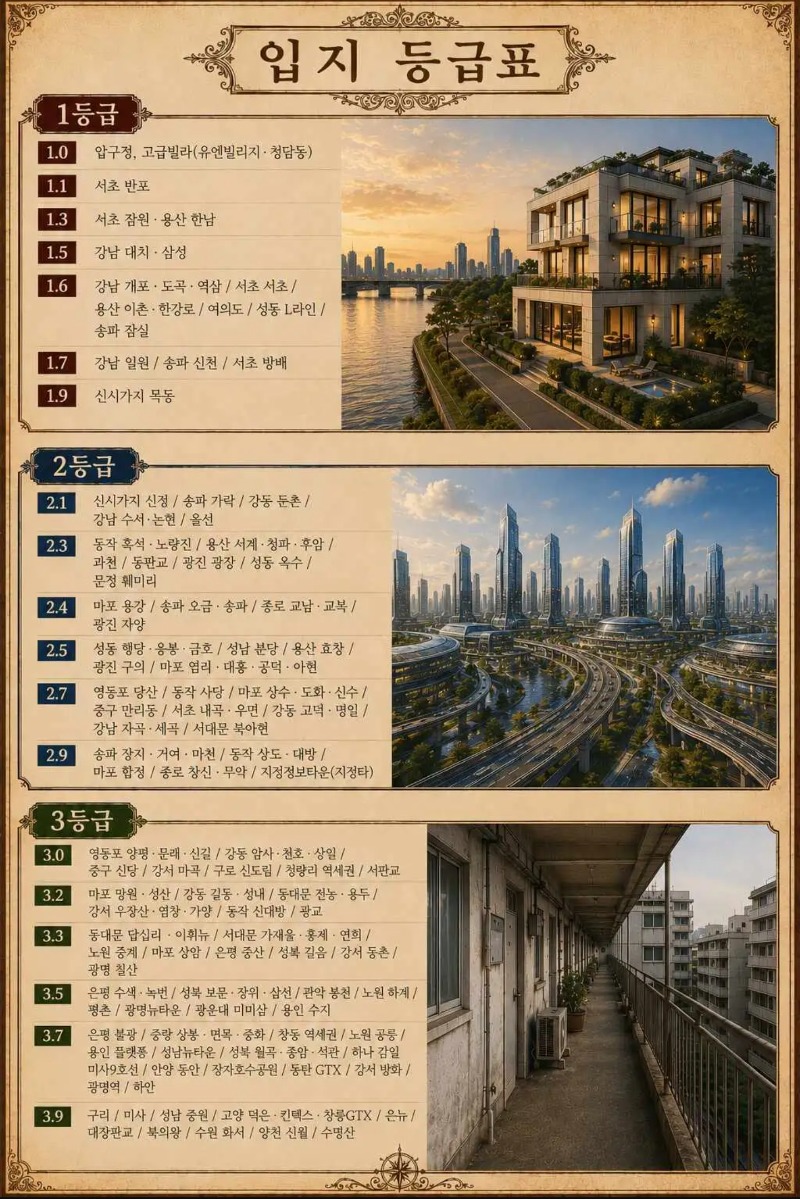  부동산 입지등급표