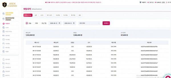 아벤후기
