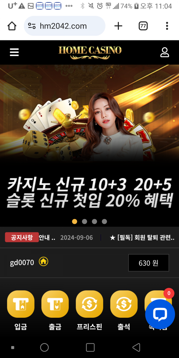 홈카지노 후기