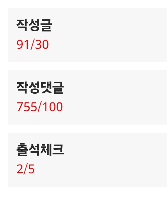 30분 실적!
