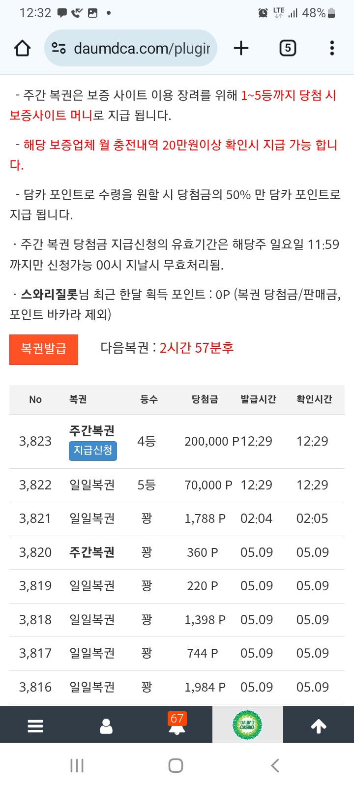 5만년만에 쌍보기당촘 ㄷㄷ