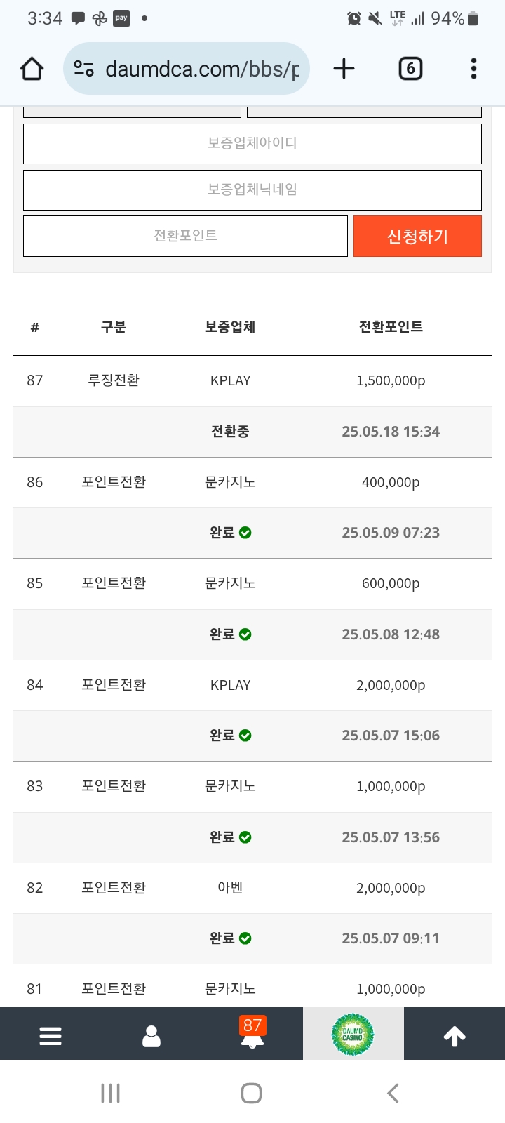 루징 150만포 가볼법도!