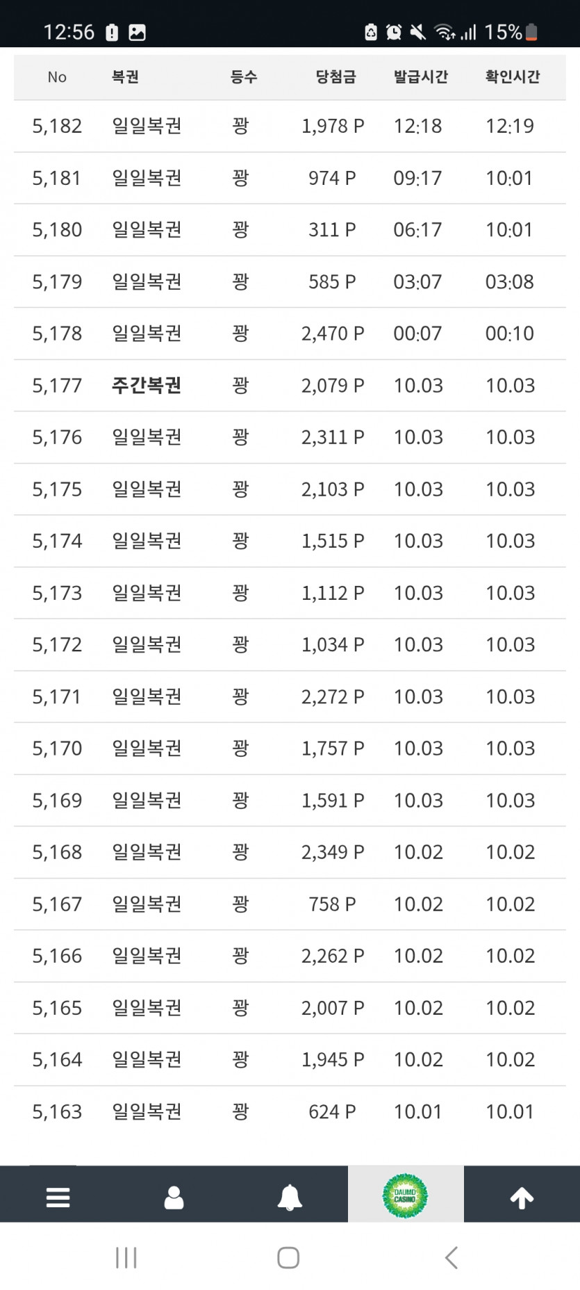 미틴 오늘도 꽝줄ㄷㄷㄷ
