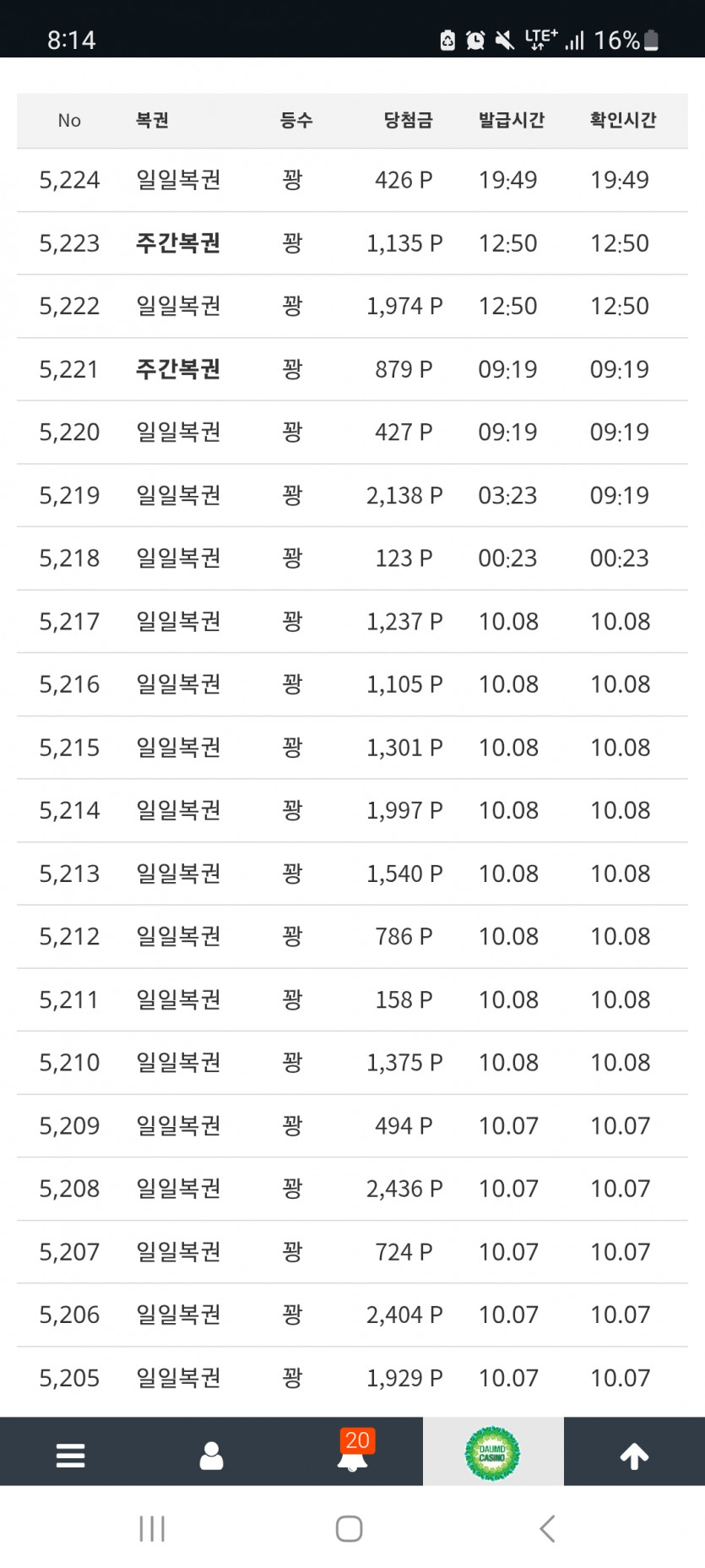 미틴 꽝줄ㄷㄷ