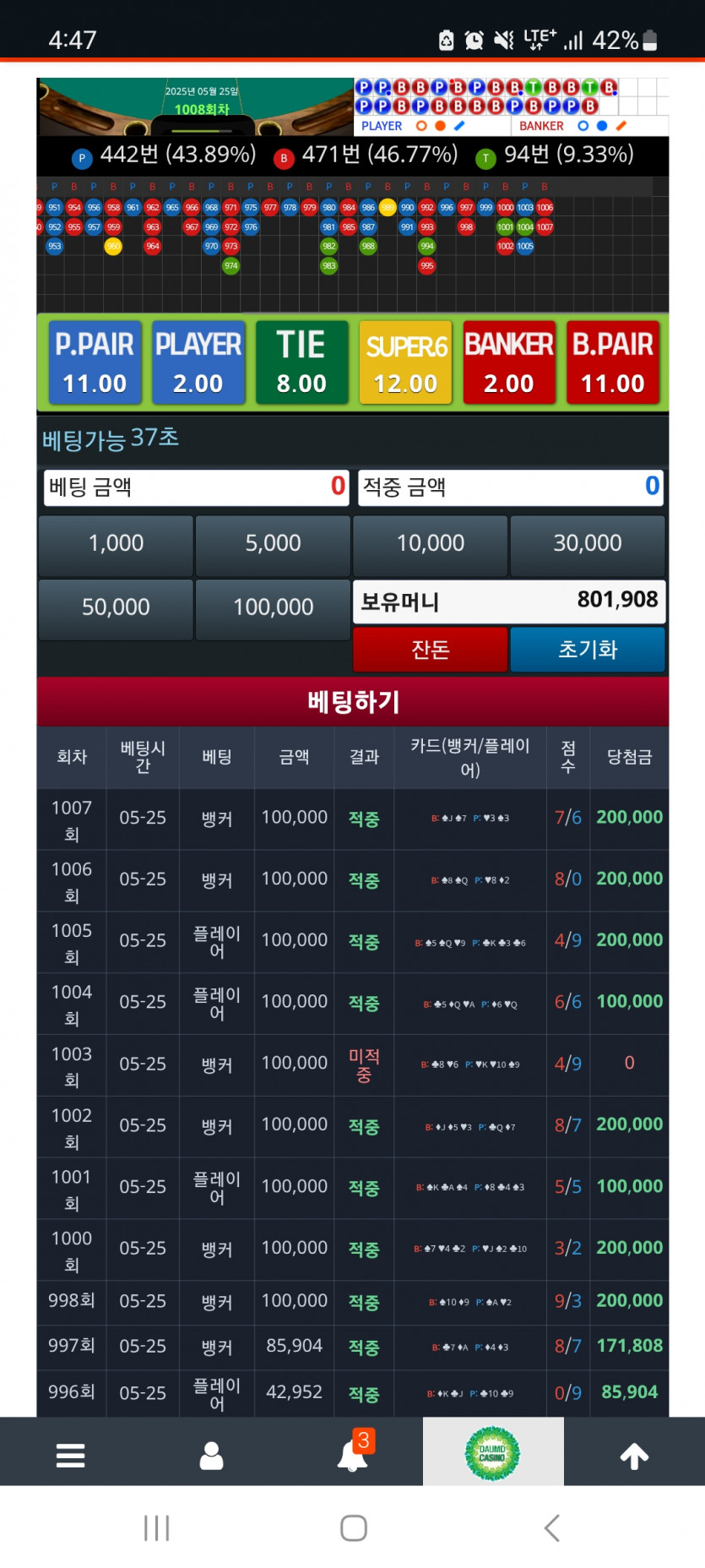 버닝 포바는요..