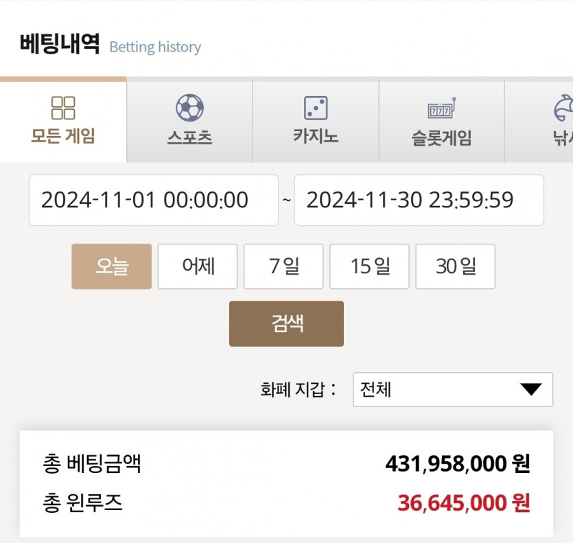 다른 놀이터지만 매달 수익..;;