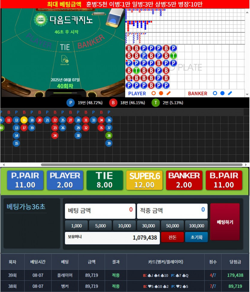 간만에 새벽 포바 !!