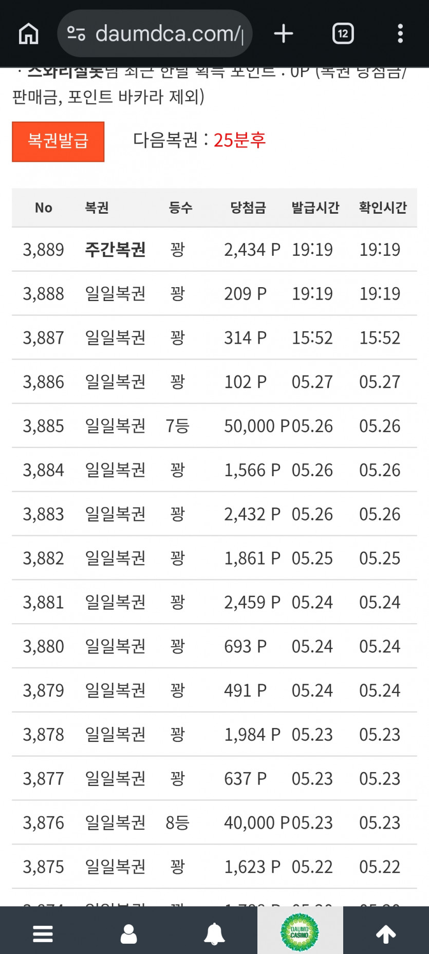 2025년 5월27일 때는바햐흐로