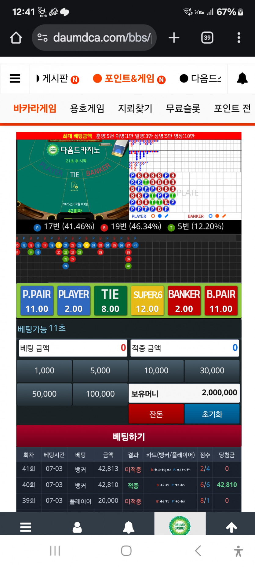 댄장 2연패