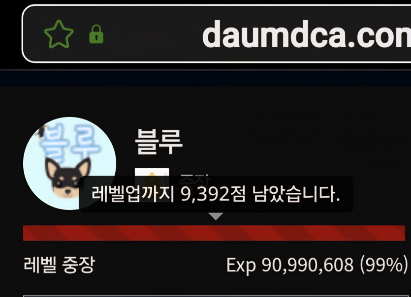 대장진급 디데이 카운트다운 ㅋ