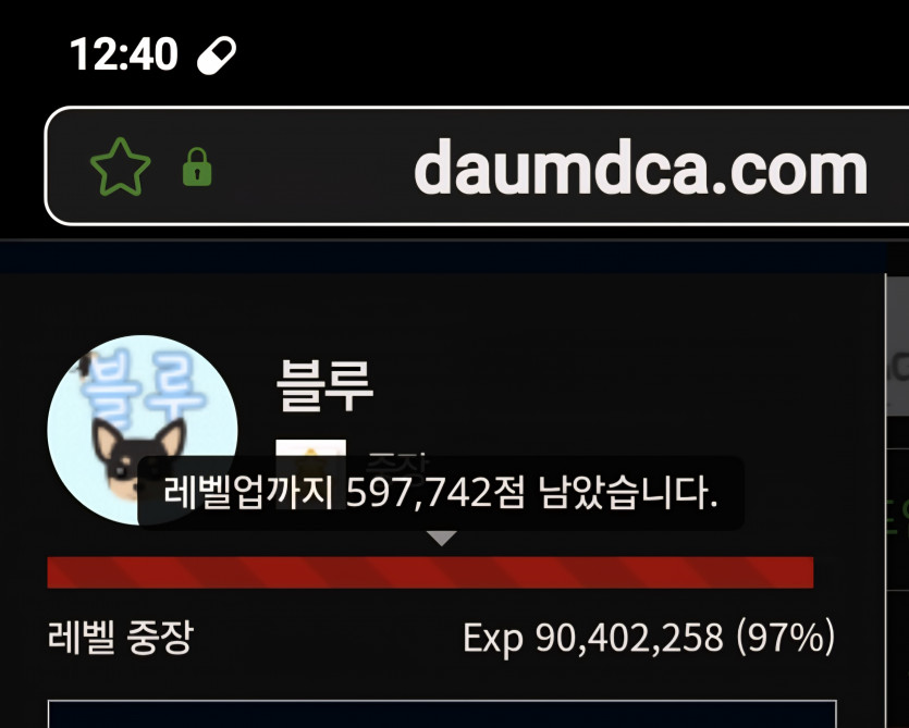 대장진급 디데이 3일 ㅎ