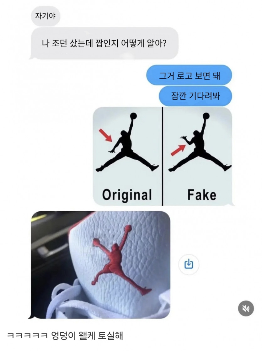 짭조던 구매자 ㅋㅋ