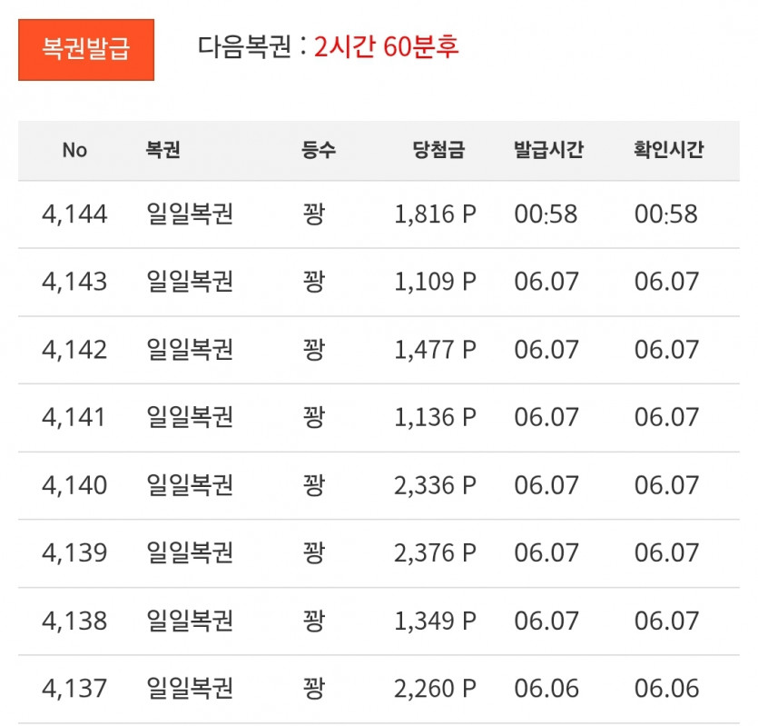 복권 개나이서 ㅅㅅㅅ