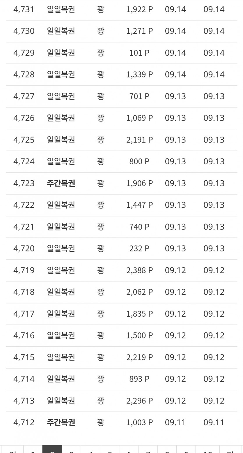 꽝줄 쌓아가는 재미