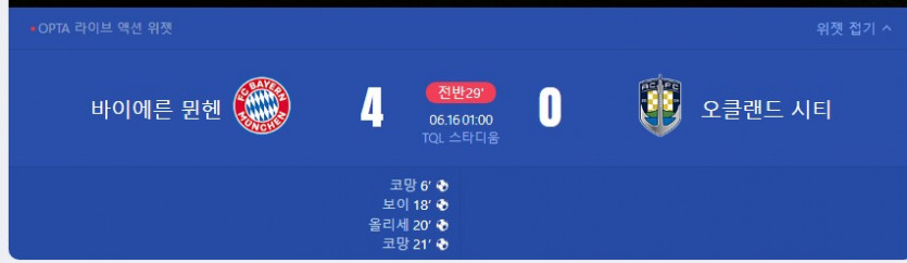ㅋㅋㅋ 뮌헨 4대0 ㄷㄷㄷㄷㄷㄷㄷㄷ