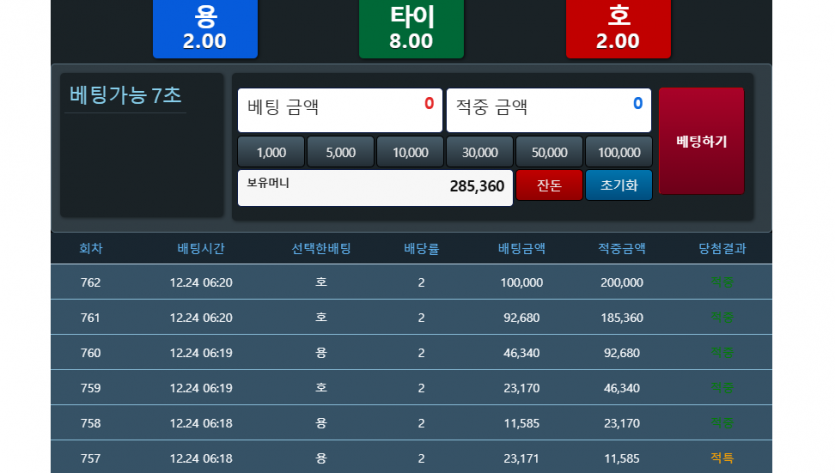 이브 용호 시물레이션 합격 대작전